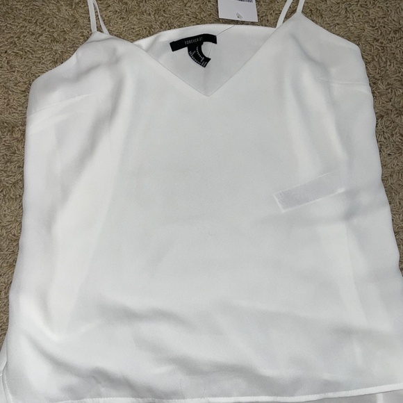 White Forever 21 Tank Top M - Picture 1 of 1